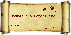 Andráska Marcellina névjegykártya